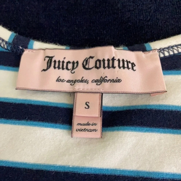 Juicy Couture Striped Tank Velour Skirt Dress - S - Picture 4 of 8